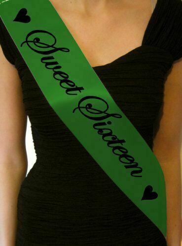 Sweet sixteen green birthday - sweet,