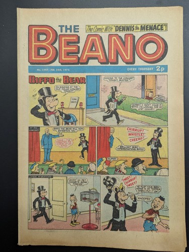 Beano comic 1597 february - comic,