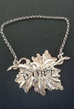 Silver PORT Decanter Label