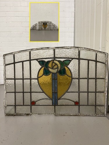 Reclaimed fanlight leaded - reclaimed,
