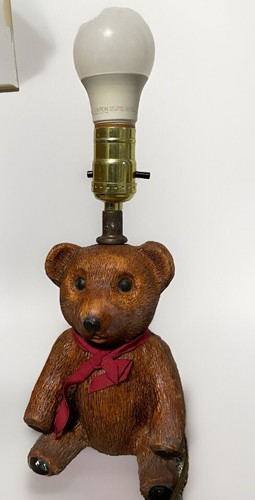 Teddy bear lamp vintage - teddy, brown