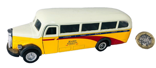 Toy car bus large - toy, yesteryear