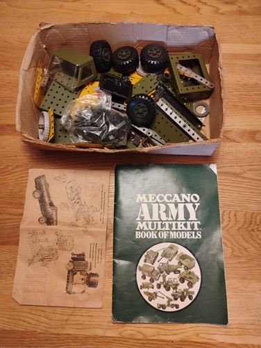 Meccano parts and - meccano, army