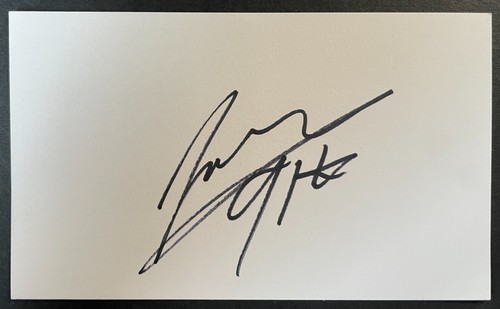 Leon haslam signed autograph - leon,