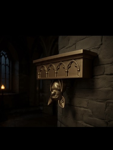 Gothic bat wall mounted - bat,