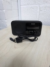 SHARP DR-P420(BK) Tokyo Portable Digital Radio – Bluetooth 5.0, DAB+/FM, Compact
