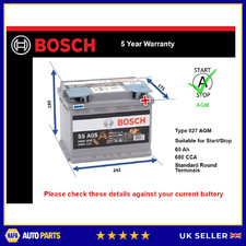 AGM Car Battery fits SKODA