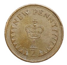 Great Britain Half New Penny