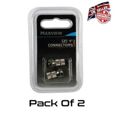 F Connector Screw on Plug