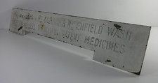 Antique Shop Sign Tobacco And Patent Medicines Enfield London Design Detail 66cm