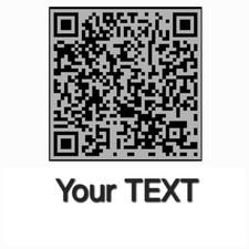 Custom Personalised QR Code Multi Colour Labels / Stickers Various Sizes