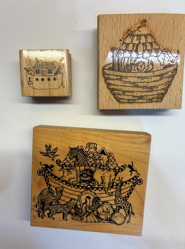 Noahs ark rubber stamps - ark, stamps,