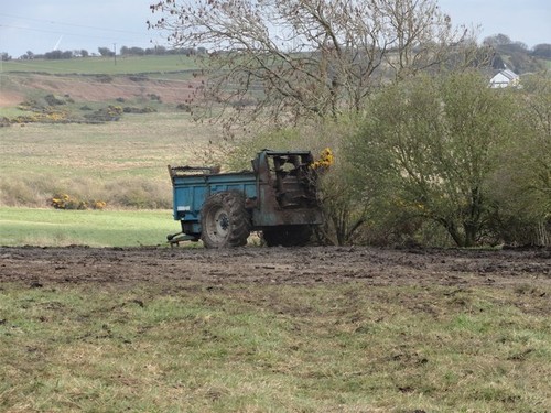 Photo 12x8 muck spreader near - muck, spreader,