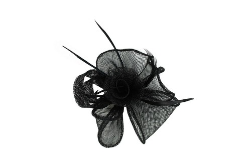 New small flower feather hat - new,