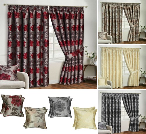 Decorative jacquard curtains - decorative,