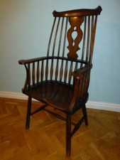 Antique Georgian Windsor Yew