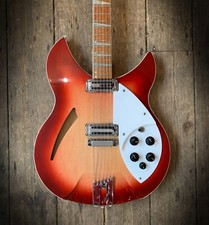 1997 RICKENBACKER 360-12 V64 12 STRING IN FIREGLO FINISH WITH HARDSHELL CASE