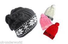 Ladies Beanie Hat Cable