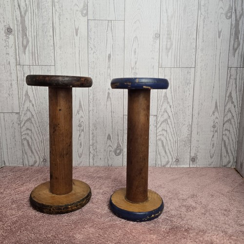 Vtg wooden textile mill - vtg,