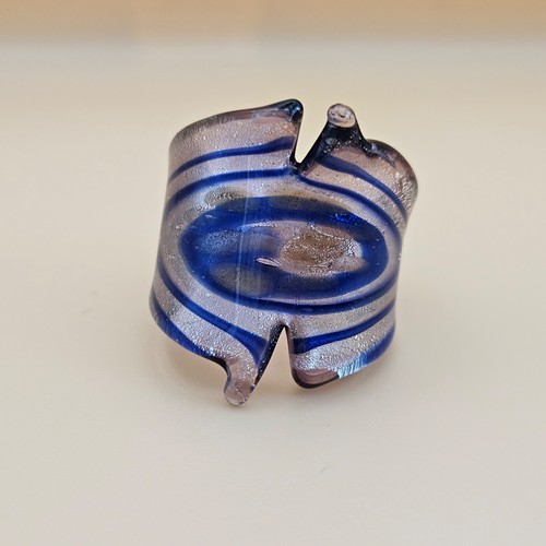 Unique murano style glass ring - unique,