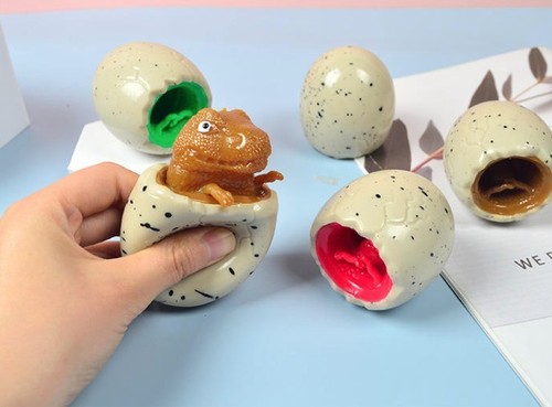 Dinosaur egg squeeze stress - dinosaur,