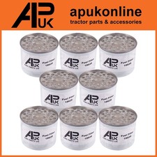 8x Fuel Filter Element for JCB