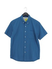 MUJI Men's Shirt M Blue 100%