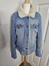 H&M L.O.G.G Denim Jacket Faux