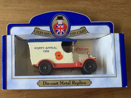 Oxford diecast poppy appeal - oxford,