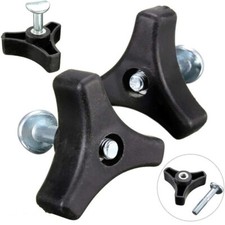 2X Garden Triangle Handle Knob Wing Nut Screw Bolts for Honda Lawn Mower Machine