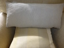 FRENCH TICKING BLUE / CREAM