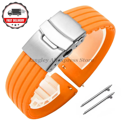 Silicone rubber watch - rubber,