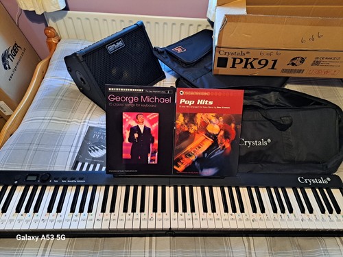 Crystals folding piano - folding,