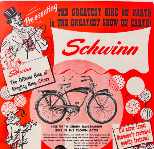 1953 schwinn bicycle - schwinn,