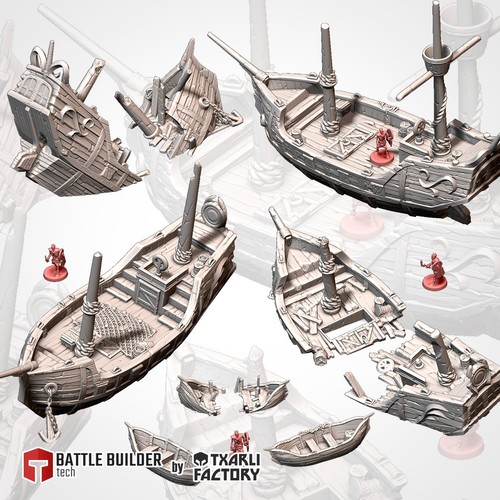 Shipwrecks wargaming scenery - scenery,