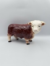 Genuine Melba Ware England - Fine Ceramic Hereford Bull - In Excellent Condition