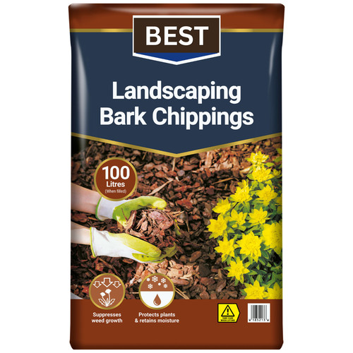 100l garden bark chippings - 100l,