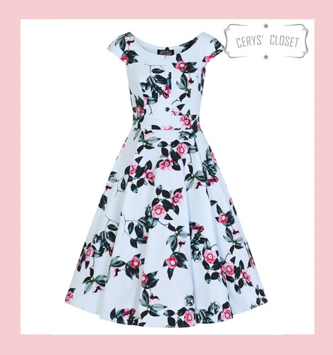 Hearts roses duck egg blue - roses,