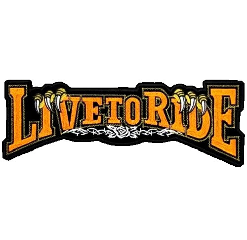 Motorcycle biker patch live - live, to