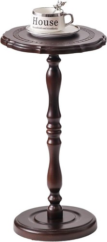 Small drink table solid - solid, wood