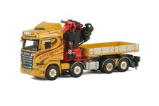 WSI for SCANIA STREAMLINE HIGHLINE 8x2 FASSI crane 1/50 DIECAST MODEL TRUCK