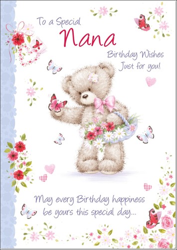 Doodlecards nana birthday card - doodlecards,