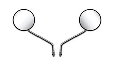 Pair of Mirrors For Yamaha DT 100 1977 (100 CC)