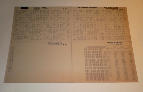 Microfiche spare parts catalog - spare,
