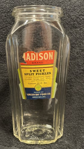 Vintage madison sweet pickles - vintage,