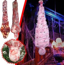 LED Scary Fake Corpse Outdoor Decor Halloween Decorations Dead Victim Props