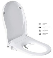 Geaoton Combined Toilet Seats With Bidet Non Electric Self Cleaning 