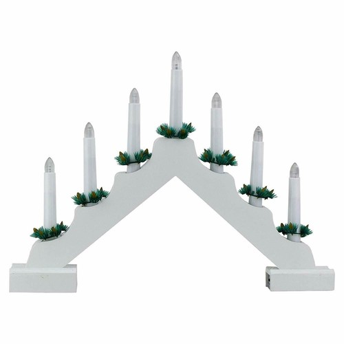 Christmas candle bridge - candle, leds