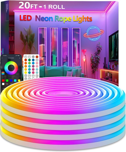 Neon rope light flexible - rope, light,