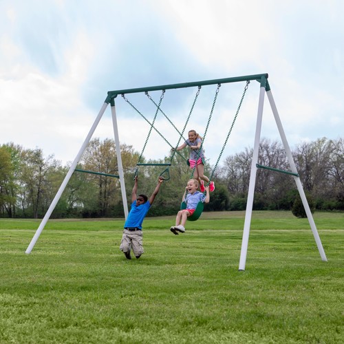 Swing set kit galvanized steel - swing,